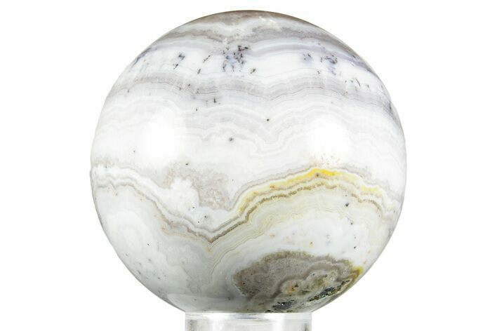 Polished Banded Sowbelly Agate Sphere - Colorado #371021